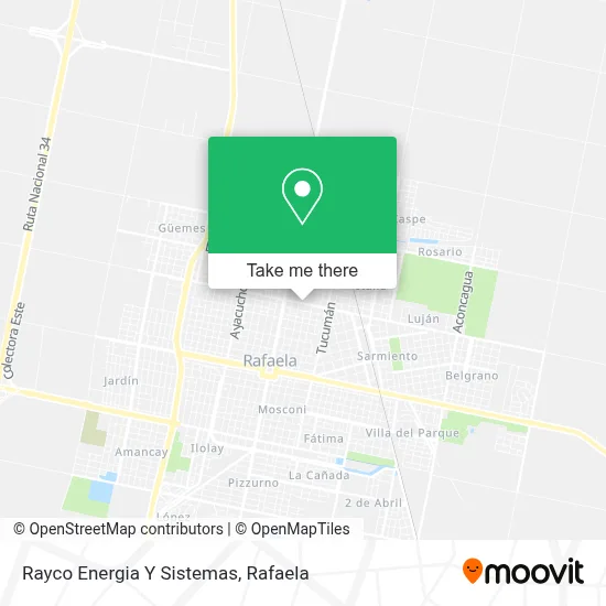 Rayco Energia Y Sistemas map