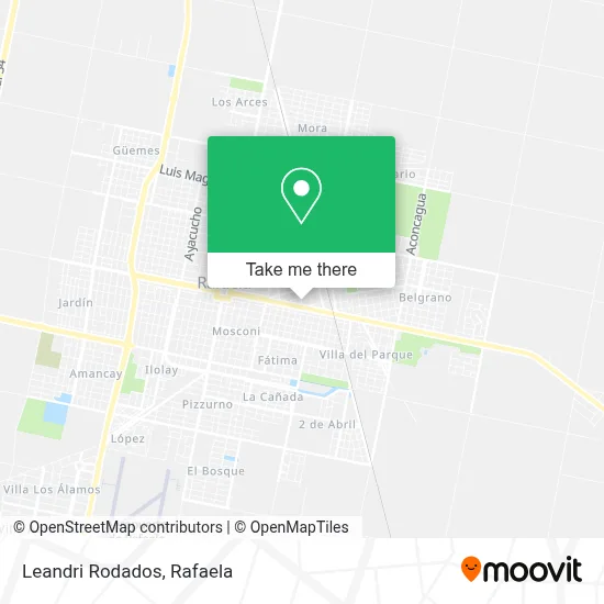 Leandri Rodados map
