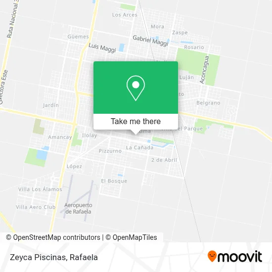 Zeyca Piscinas map