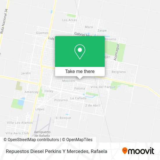 Repuestos Diesel Perkins Y Mercedes map