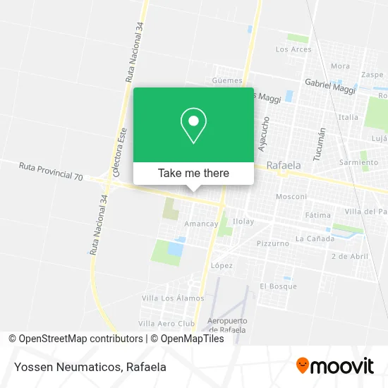 Yossen Neumaticos map