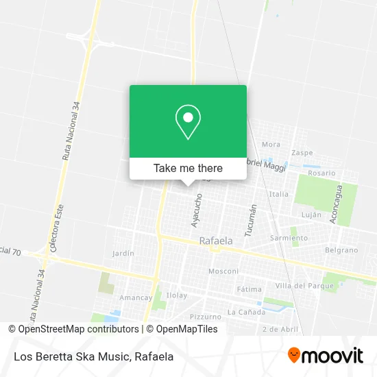 Los Beretta Ska Music map