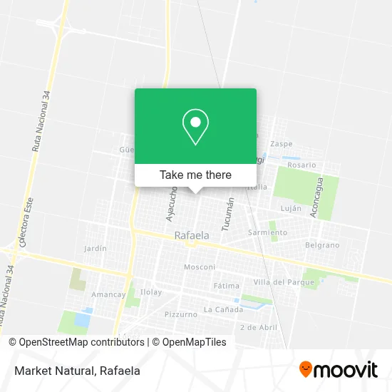 Market Natural map