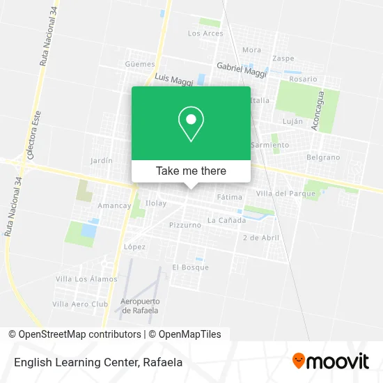 English Learning Center map