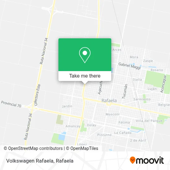 Volkswagen Rafaela map