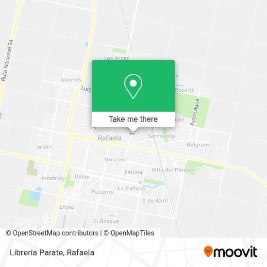 Libreria Parate map