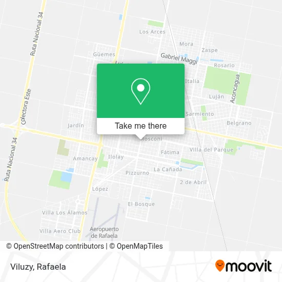Viluzy map