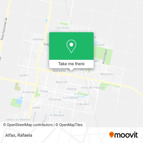 Alfas map