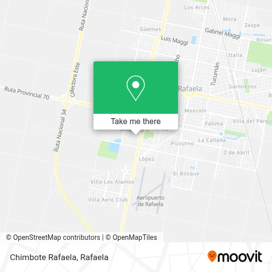 Chimbote Rafaela map