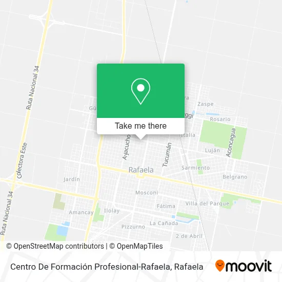 Centro De Formación Profesional-Rafaela map