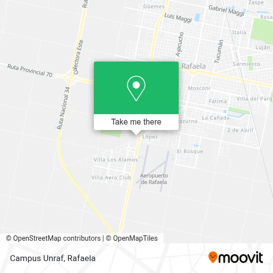 Campus Unraf map