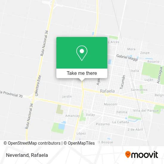 Neverland map