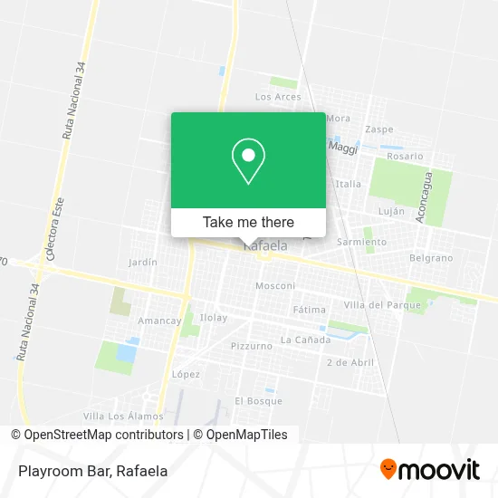 Playroom Bar map
