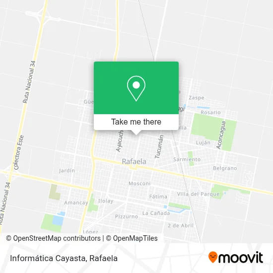 Informática Cayasta map