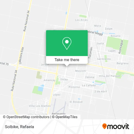 Solbike map