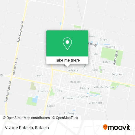 Vivarte Rafaela map