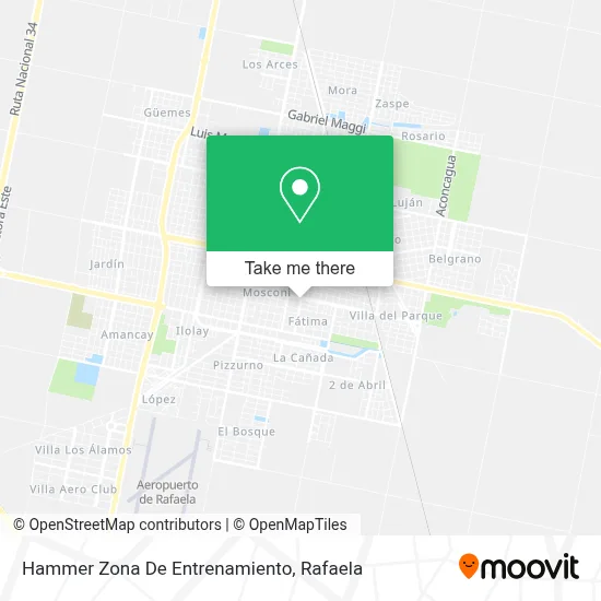 Hammer Zona De Entrenamiento map