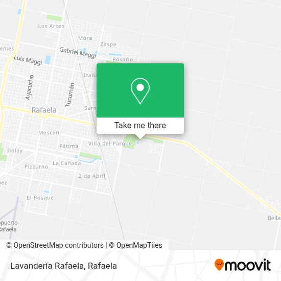 Lavandería Rafaela map