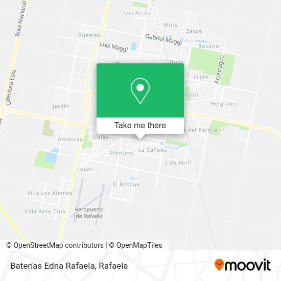 Baterías Edna Rafaela map