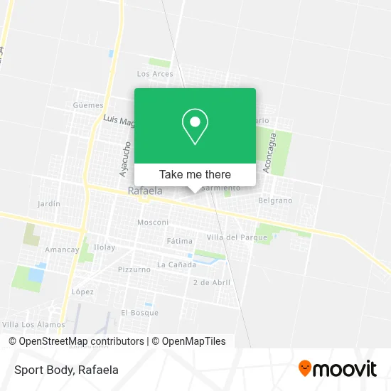 Sport Body map