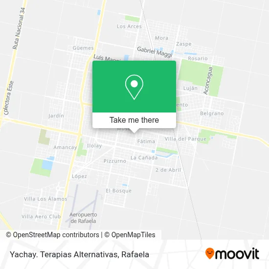 Yachay. Terapias Alternativas map