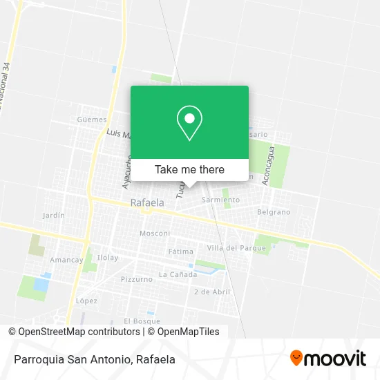 Parroquia San Antonio map