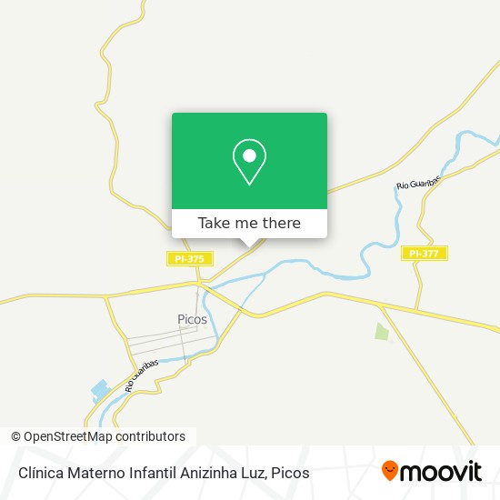 Clínica Materno Infantil Anizinha Luz map
