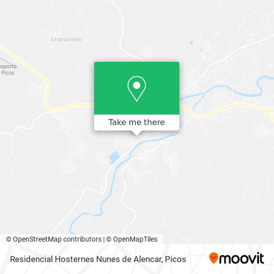 Mapa Residencial Hosternes Nunes de Alencar