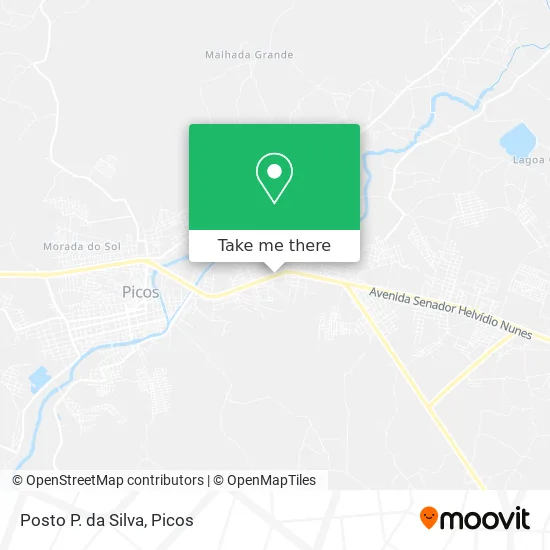 Posto P. da Silva map