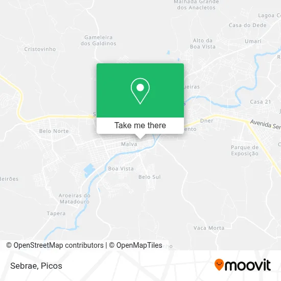 Sebrae map