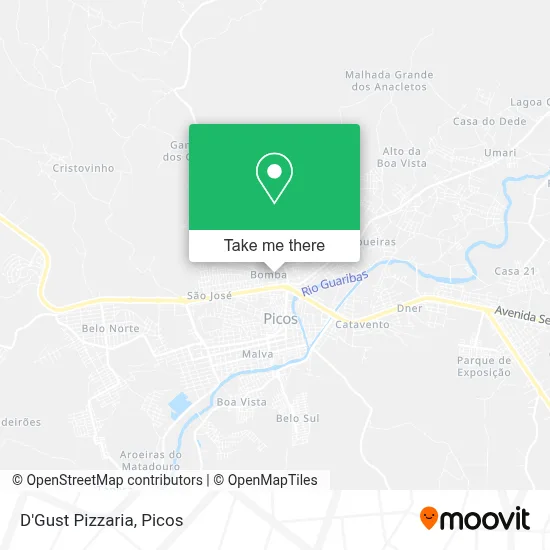 D'Gust Pizzaria map