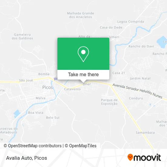 Avalia Auto map