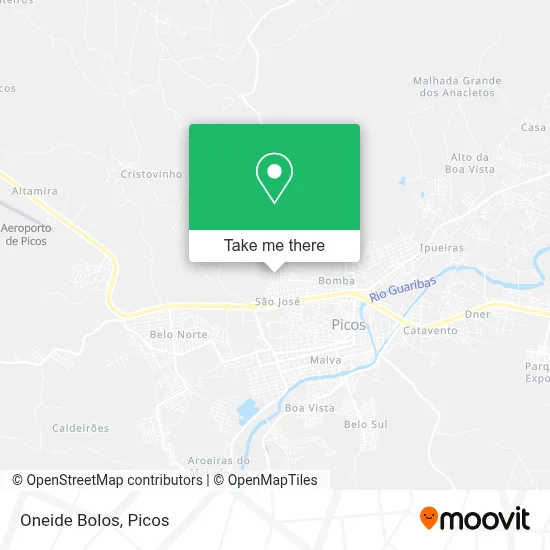 Oneide Bolos map