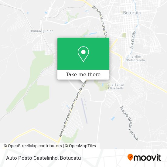 Mapa Auto Posto Castelinho