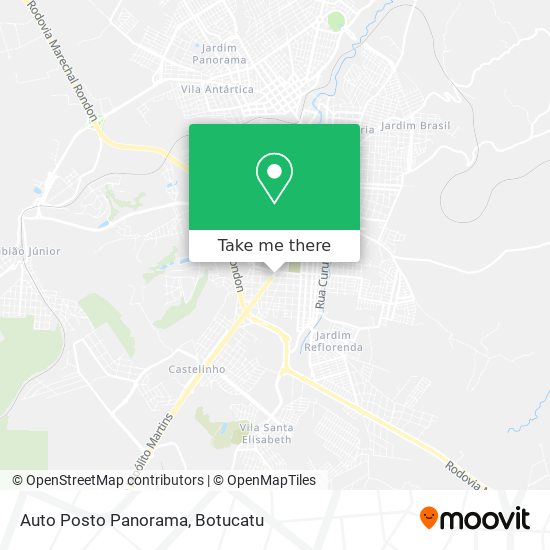 Auto Posto Panorama map