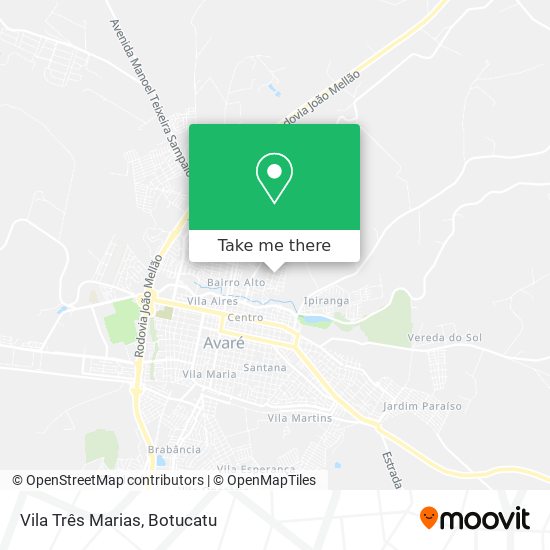 Vila Três Marias map