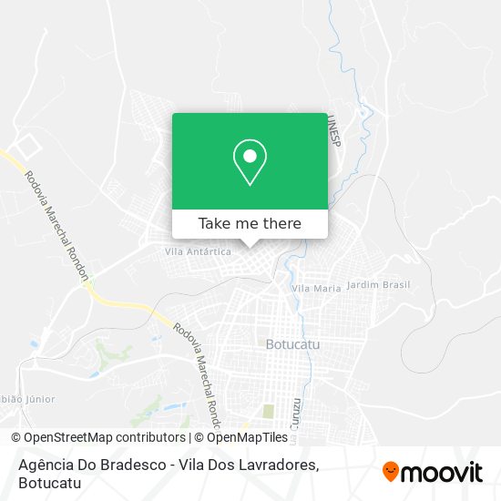 Agência Do Bradesco - Vila Dos Lavradores map