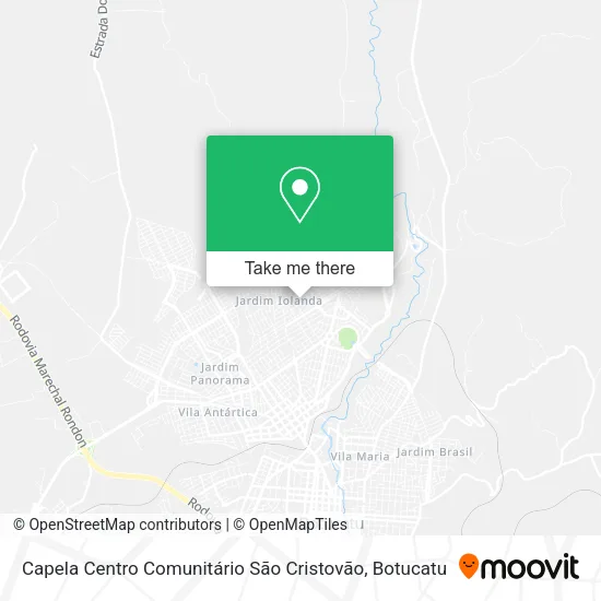 Capela Centro Comunitário São Cristovão map