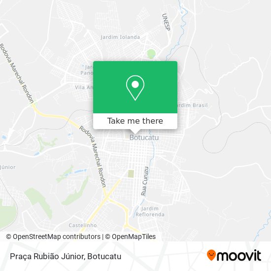 Praça Rubião Júnior map