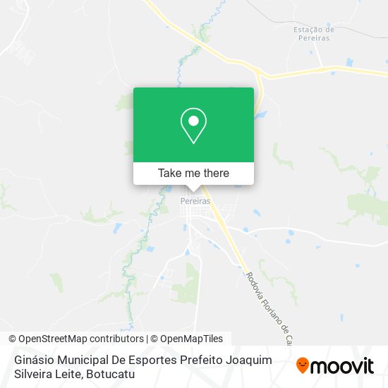 Mapa Ginásio Municipal De Esportes Prefeito Joaquim Silveira Leite