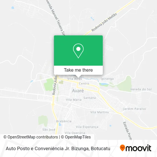 Auto Posto e Conveniência Jr. Bizunga map