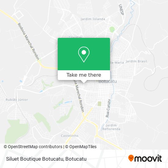 Siluet Boutique Botucatu map