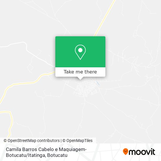 Mapa Camila Barros Cabelo e Maquiagem-Botucatu / Itatinga
