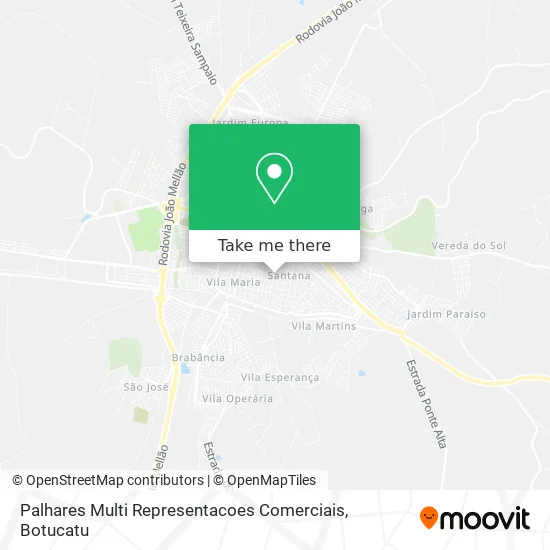 Palhares Multi Representacoes Comerciais map