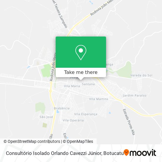 Consultório Isolado Orlando Cavezzi Júnior map