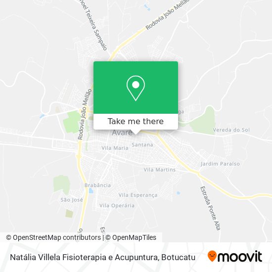 Natália Villela Fisioterapia e Acupuntura map