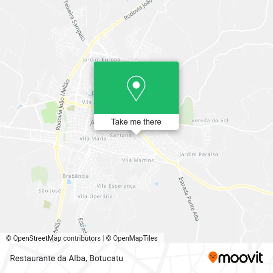 Restaurante da Alba map