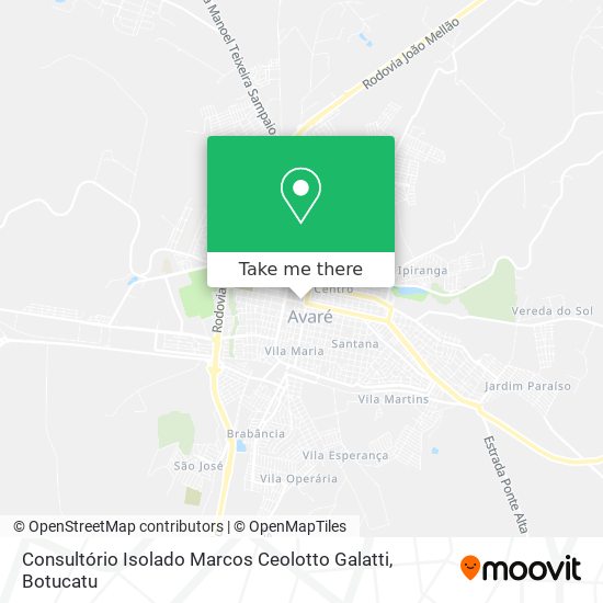 Consultório Isolado Marcos Ceolotto Galatti map
