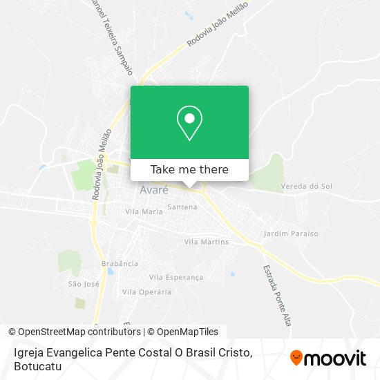 Igreja Evangelica Pente Costal O Brasil Cristo map