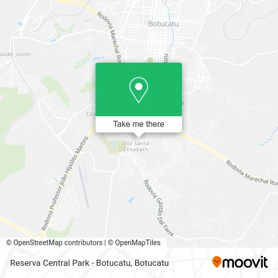 Reserva Central Park - Botucatu map